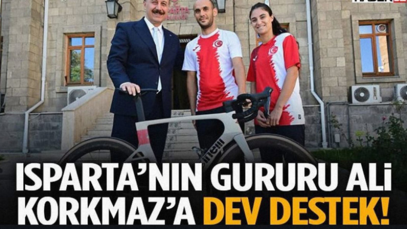 Isparta’nın Gururu Ali Korkmaz’a Dev Destek!