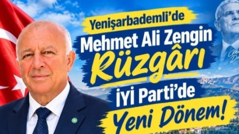 Yenişarbademli’de Mehmet Ali Zengin Rüzgârı: İYİ Parti’de Yeni Dönem!
