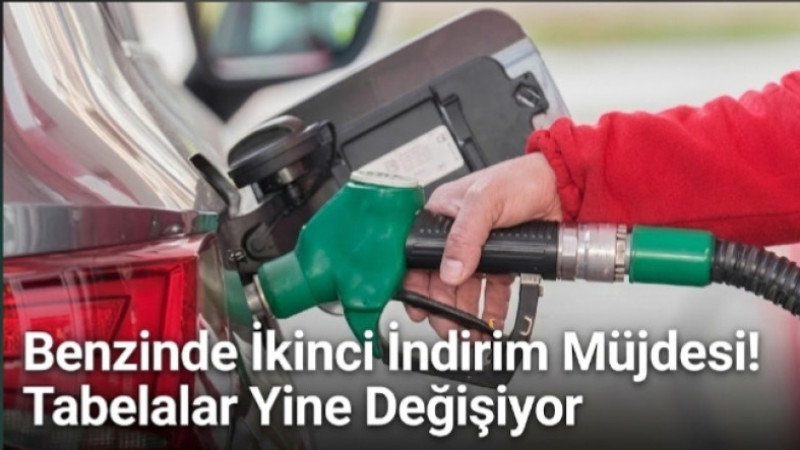 Benzinde İkinci İndirim Müjdesi! Tabelalar Yine Değişiyor